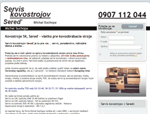 Tablet Screenshot of kovostrojesuchopa.sk